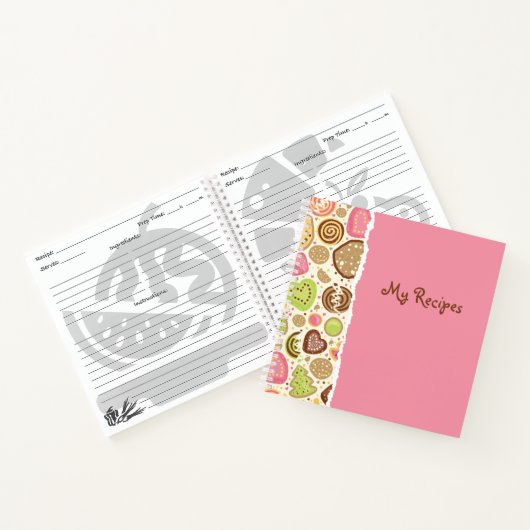 Blanco Recipbook om in te schrijven Notitieboek (Binnen)