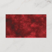 BLANCO RODE CREËER JE EIGEN VISITEKAARTJE (Achterkant)