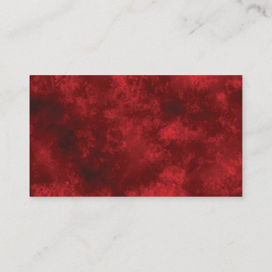 BLANCO RODE CREËER JE EIGEN VISITEKAARTJE (Achterkant)