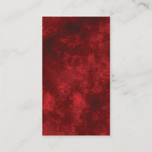 BLANCO RODE CREËER JE EIGEN VISITEKAARTJE (Voorkant)