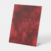 BLANCO RODE CREËER JE EIGEN VOETSTUK RECLAMEBORD MET VOETSTUK (Voorkant)