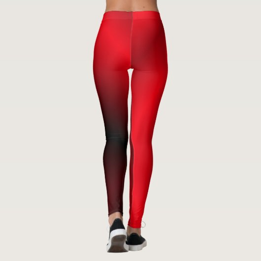 Blanco rood en zwart leggings (Achterkant)