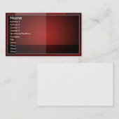 Blanco rood — Visitekaartje (Voorkant / Achterkant)