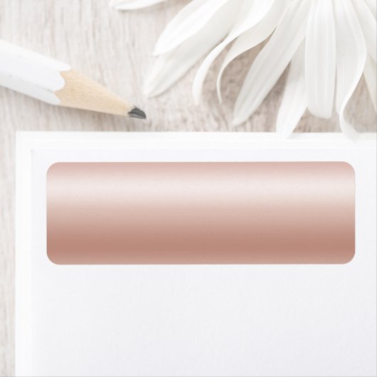 Blanco Roos Gold Ombre Folie Etiket (Insitu)