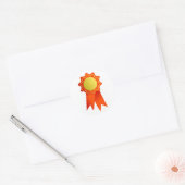 Blanco rozet ronde sticker (Envelop)