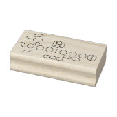 Blanco saxofoon vingeren rubberstempel (Stempel)