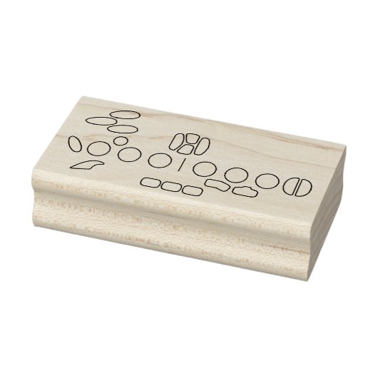 Blanco saxofoon vingeren rubberstempel (Stempel)