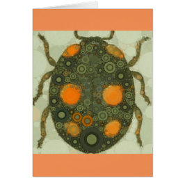 Blanco  scarab Beetle Insect Art