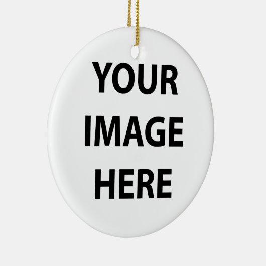 Blanco sierse Sjabloon Keramisch Ornament (Rechts)