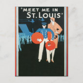 Blanco Sjabloon - Ontmoet me in St. Louis Briefkaart (Voorkant)
