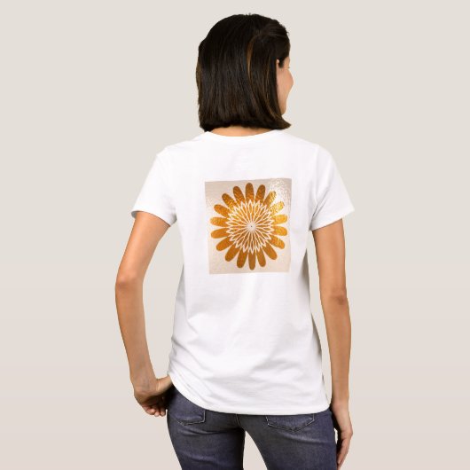 Blanco Sjabloon Witte T-shirts Shirten (Achterkant volledig)
