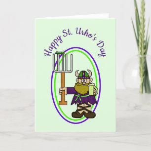 Blanco St. Urho's Day Card voor aanpassing Kaart