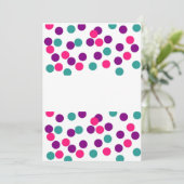 Blanco stip aankondigingskaart aankondiging (Staand voorkant)