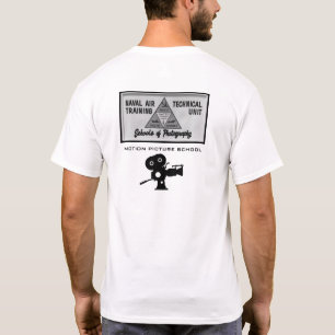 Blanco t-shirt van de Navy MOPIC School