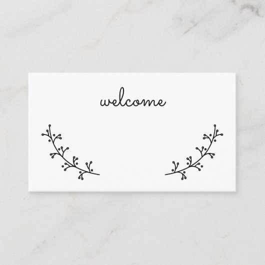 Blanco taarstaarten met kraftpapier plaatskaartje (Voorkant)