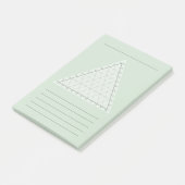 Blanco Ternaire Plot - Wetenschapsnotitie Post-its Post-it® Notes (Schuin)