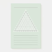 Blanco Ternaire Plot - Wetenschapsnotitie Post-its Post-it® Notes (Voorkant)