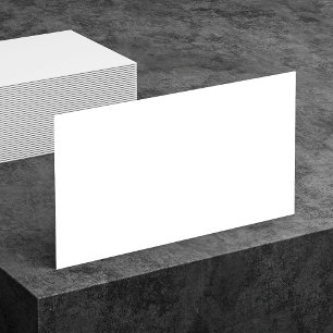 Blanco twee aan de zijkant witte Visitekaartjes