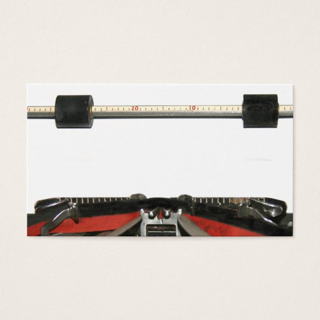 Blanco typpapier visitekaartjes (Voorkant)