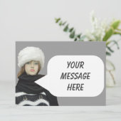 Blanco uitnodiging (Staand voorkant)