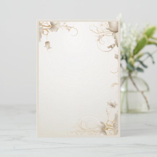 Blanco uitnodiging (Staand voorkant)