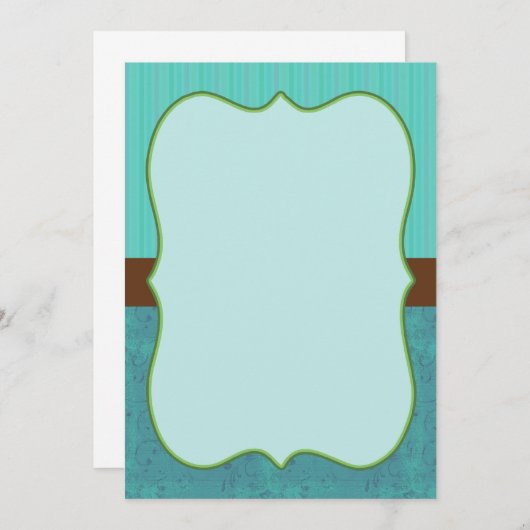 blanco uitnodiging 2 (Voorkant / Achterkant)