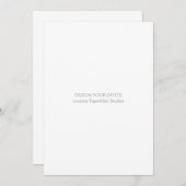 Blanco uitnodiging | 5x7 (Voorkant / Achterkant)