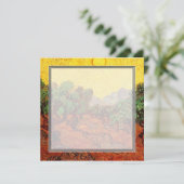 blanco uitnodiging, alle doeleinden kaart (Staand voorkant)