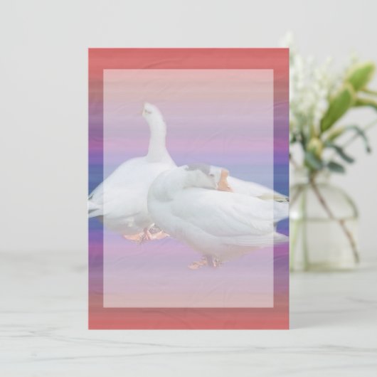 blanco uitnodiging, alle doeleinden kaart (Staand voorkant)