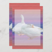 blanco uitnodiging, alle doeleinden kaart (Voorkant / Achterkant)