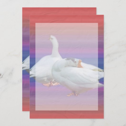 blanco uitnodiging, alle doeleinden kaart (Voorkant / Achterkant)