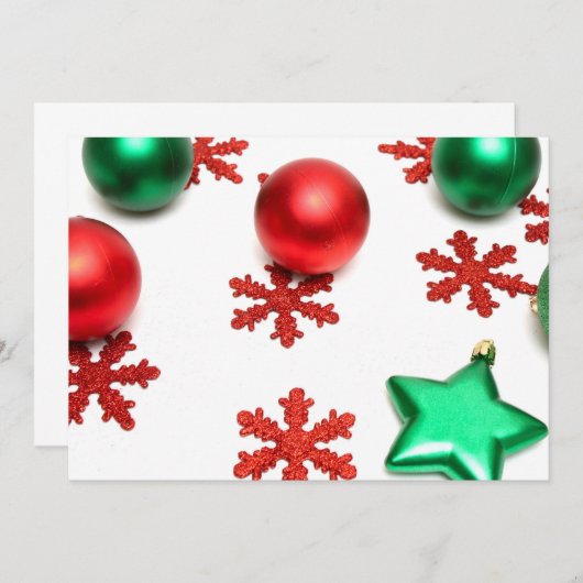 Blanco uitnodiging, enveloppen inbegrepen kaart (Voorkant / Achterkant)