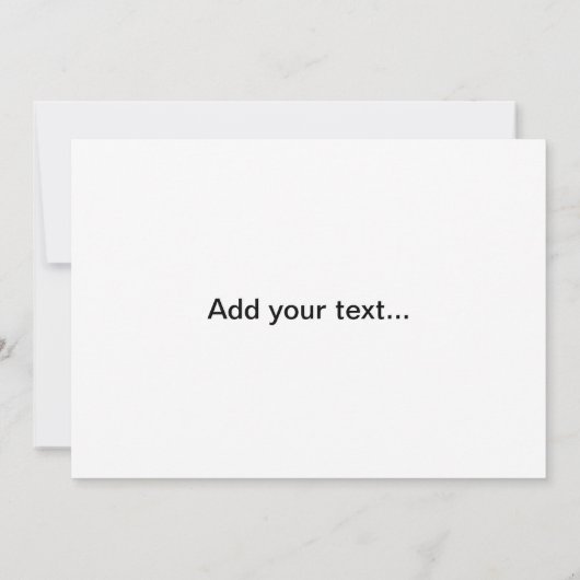 Blanco uitnodiging met prachtige tuinfoto (Achterkant)