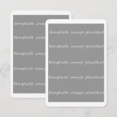 Blanco uitnodigingskaart 3.5x5 Voeg uw eigen afbee Kaart (Voorkant / Achterkant)