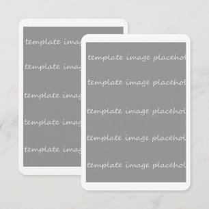 Blanco uitnodigingskaart 3.5x5 Voeg uw eigen afbee Kaart