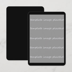 Blanco uitnodigingskaart 3.5x5 Voeg uw eigen afbee Kaart