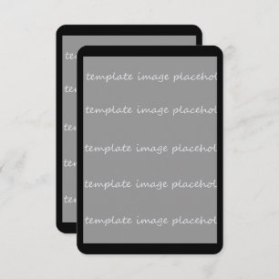 Blanco uitnodigingskaart 3.5x5 Voeg uw eigen afbee Kaart