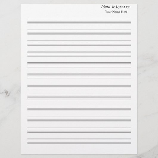 Blanco vel muziek blanco 12 stappen zonder afdekki (Voorkant)