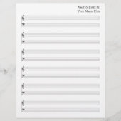 Blanco vellen muziekpianostations (Voorkant)