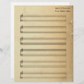 blanco vellen muziekpianostations (Voorkant / Achterkant)