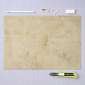 Blanco verkleurd perkamentoproer Antiek Tissuepapier (Craft)