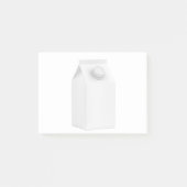 Blanco verpakking voor melk post-it® notes (Voorkant)