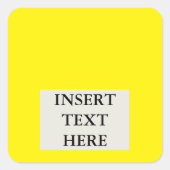 blanco vierkante sticker (Voorkant)