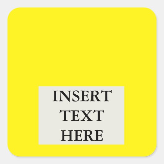 blanco vierkante sticker (Voorkant)