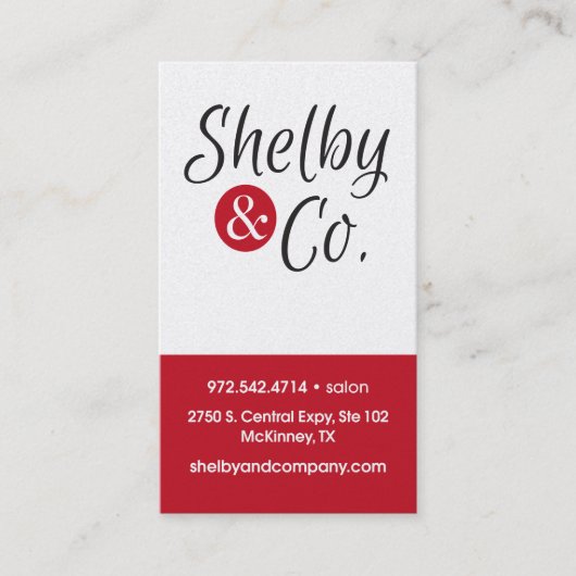 Blanco Visitekaartje (Voorkant)