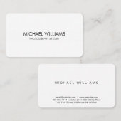 Blanco Visitekaartje (Voorkant / Achterkant)