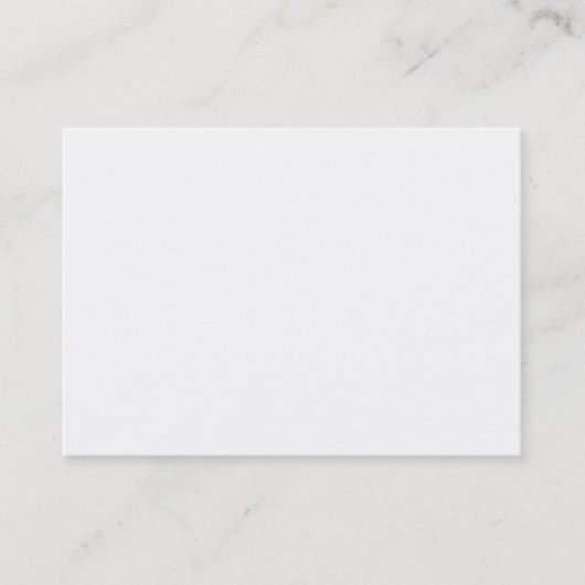 Blanco Visitekaartje - Chubby White (Voorkant)