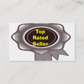 Blanco Visitekaartjes voor topverkoper (Achterkant)