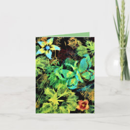 Blanco vlinder en ventilator Rodilius Notitiekaartje