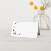 Blanco vlinder voor handgeschreven bruiloft plaatskaartje (Achterkant)